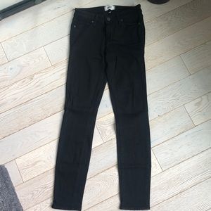 Paige ultra skinny black verdugo jeans